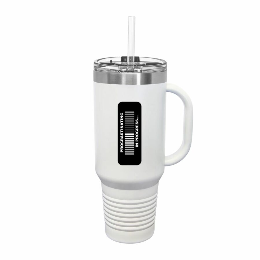 SYNC Procrastinating Polar Camel 40oz Travel Mug - Image 3