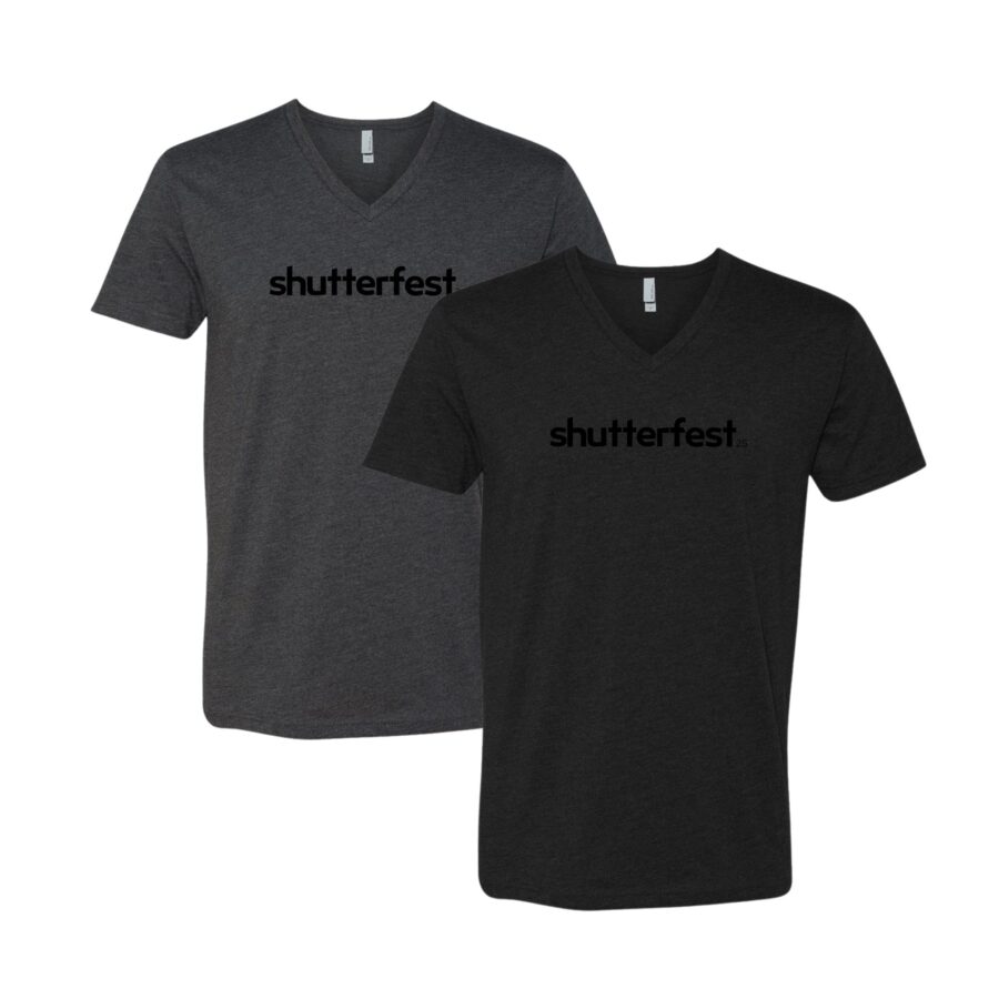 Shutterfest 25 Midnight V-Neck T-Shirt