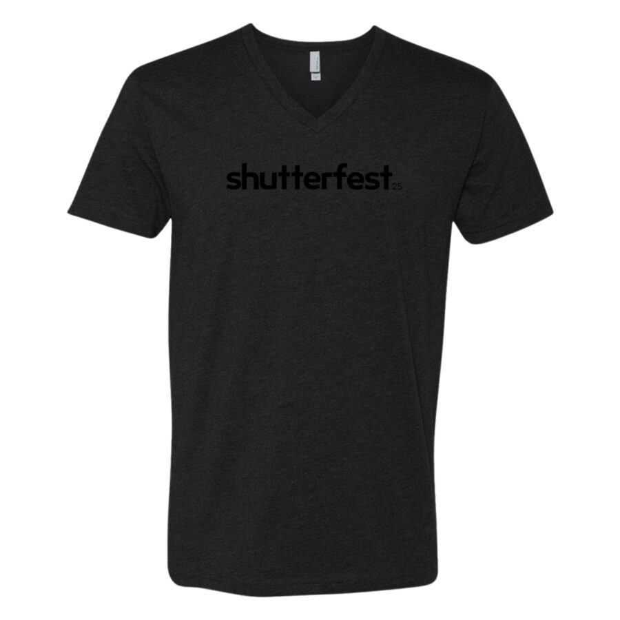 Shutterfest 25 Midnight V-Neck T-Shirt - Image 2