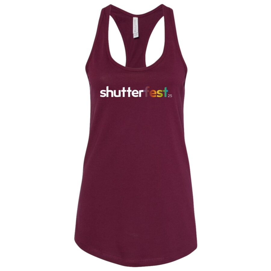 Shutterfest 25 Women's Racerback Tank - Image 12