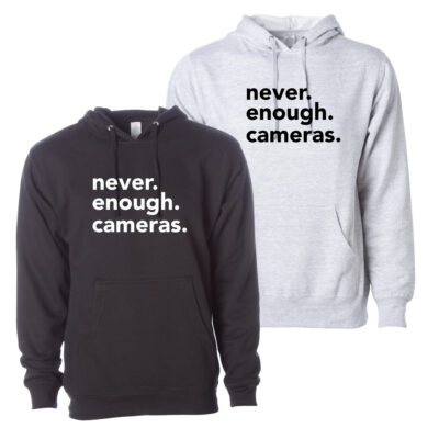 SYNC Never. Enough. Cameras. Hoodie
