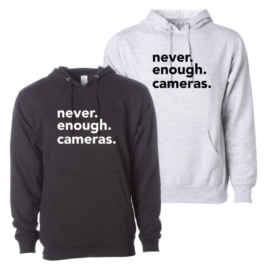 SYNC Never. Enough. Cameras. Hoodie
