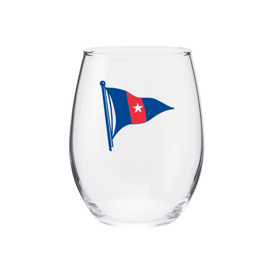 Madison Beach Club Stemless Wine Glass - FULL COLOR