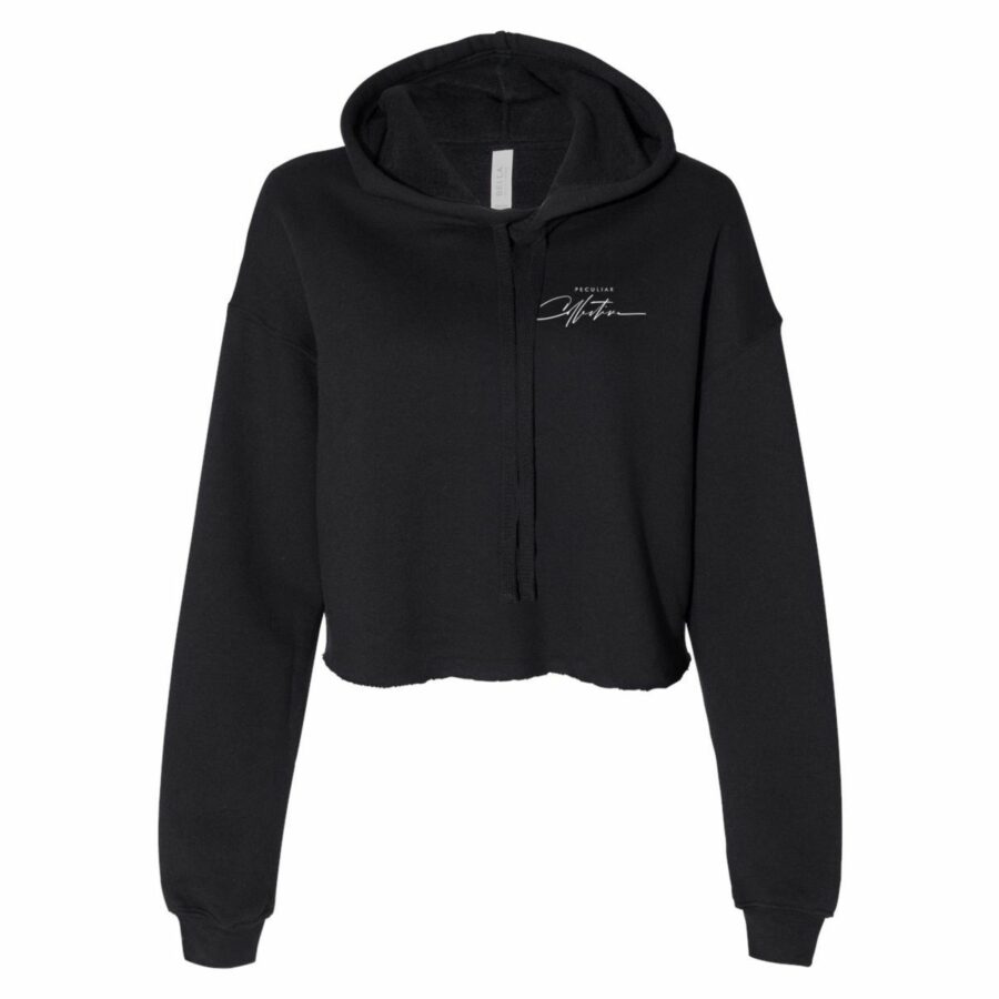 Peculiar Collective Crop Hoodie