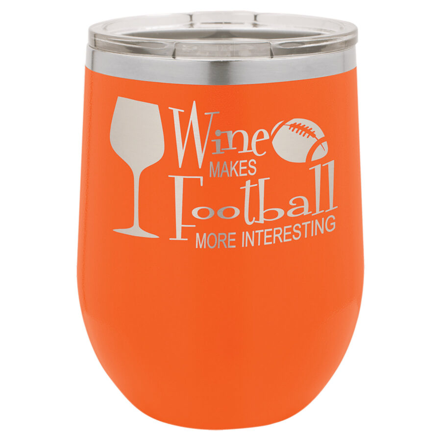 Polar Camel 12oz Stemless Wine Tumbler With Clear Lid - Image 16