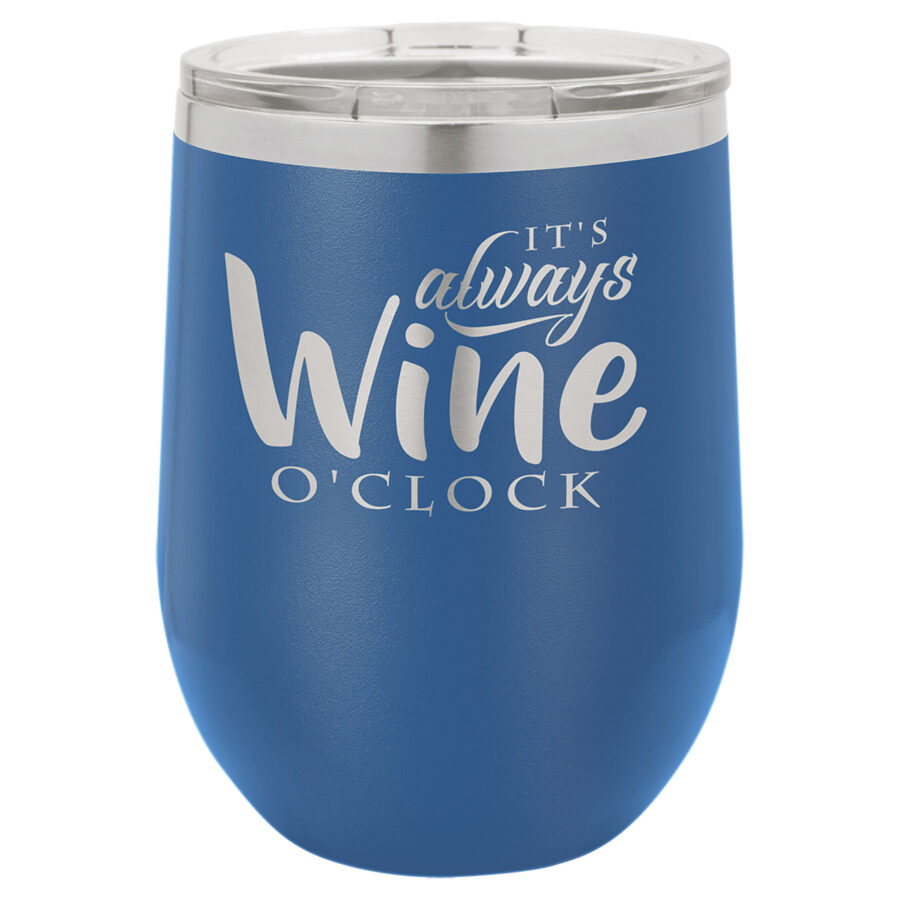 Polar Camel 12oz Stemless Wine Tumbler With Clear Lid - Image 7