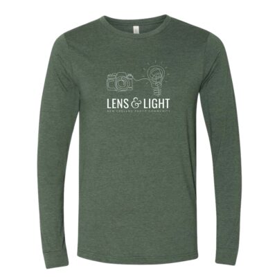 Lens & Light Camera Sketch Long Sleeve T-Shirt