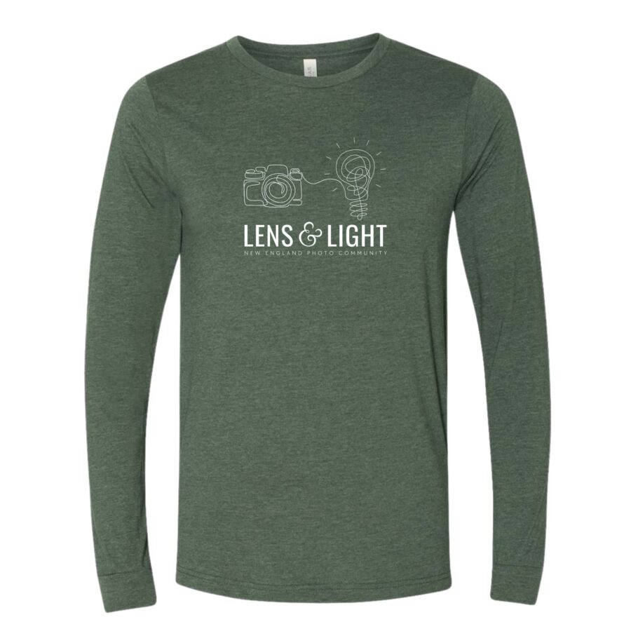 Lens & Light Camera Sketch Long Sleeve T-Shirt
