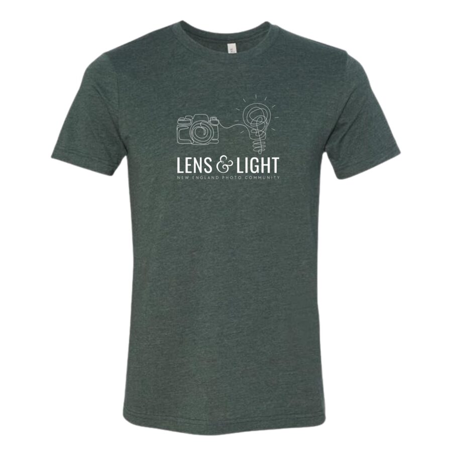 Lens & Light Camera Sketch T-Shirt - Image 2