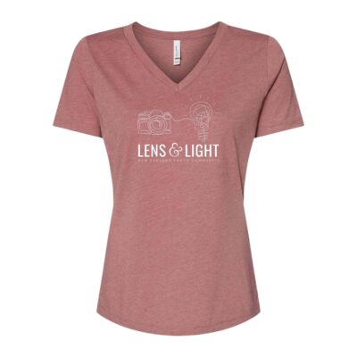 Lens & Light Camera Sketch Women's T-Shirt