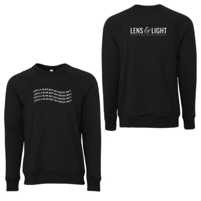Life's A Blur Crew Neck Sweatshirt
