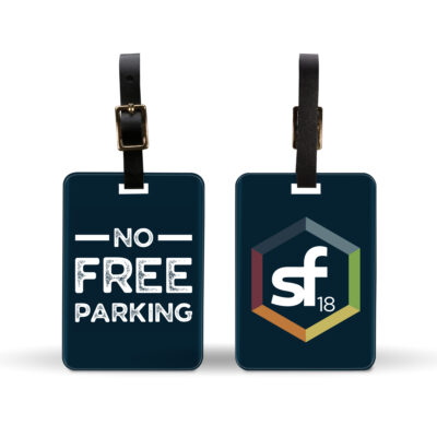 Shutterfest 18 Double Sided Luggage Tag - No Free Parking