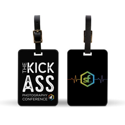 Shutterfest 23 Double Sided Luggage Tag - Kick Ass