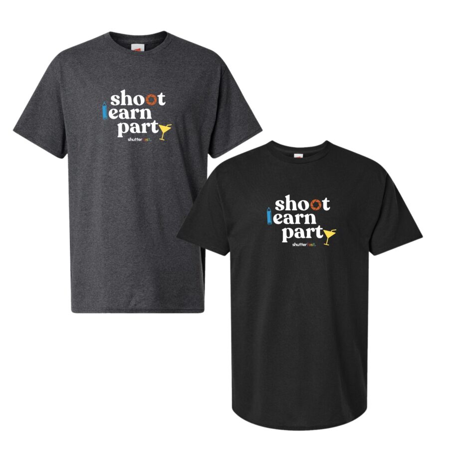 Shoot Learn Party Tall T-Shirt