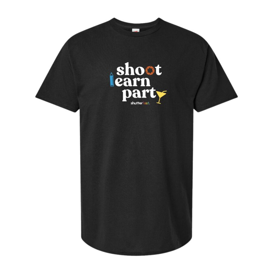 Shoot Learn Party Tall T-Shirt - Image 3