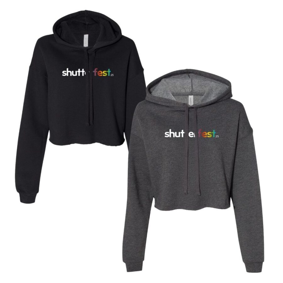 Shutterfest 25 Crop Hoodie