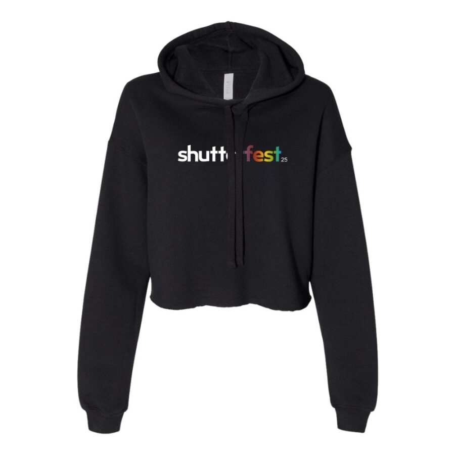 Shutterfest 25 Crop Hoodie - Image 3