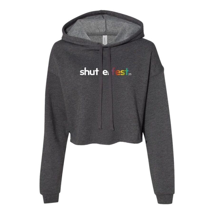 Shutterfest 25 Crop Hoodie - Image 2