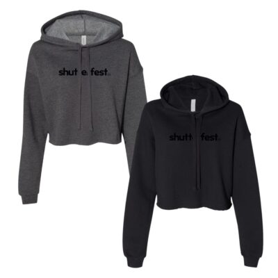 Shutterfest 25 Midnight Crop Hoodie