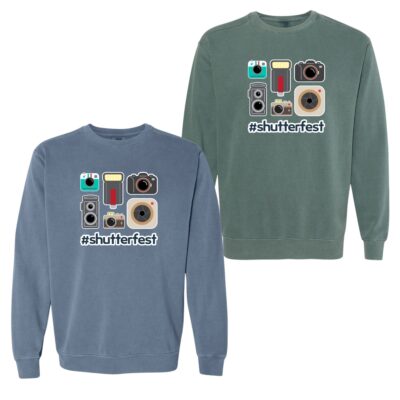 Shutterfest Unisex Cameras Crew-Neck Sweatshirt