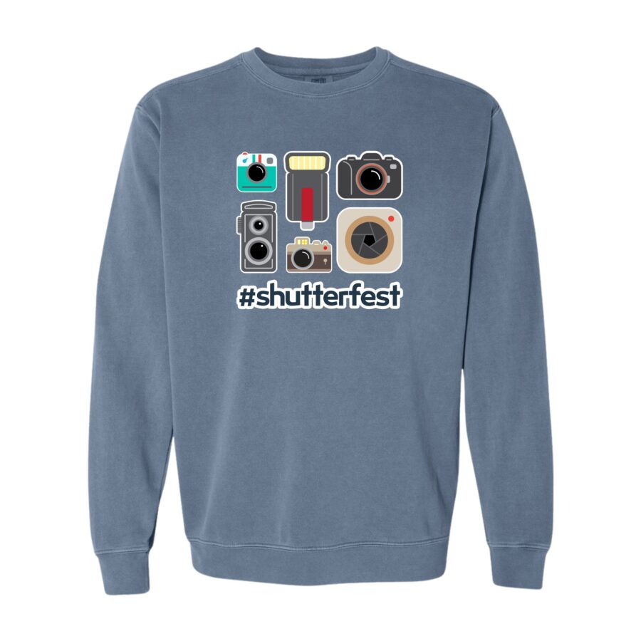 Shutterfest Unisex Cameras Crew-Neck Sweatshirt - Image 2