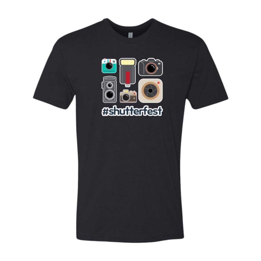 Shutterfest Unisex Cameras T-Shirt - Image 2