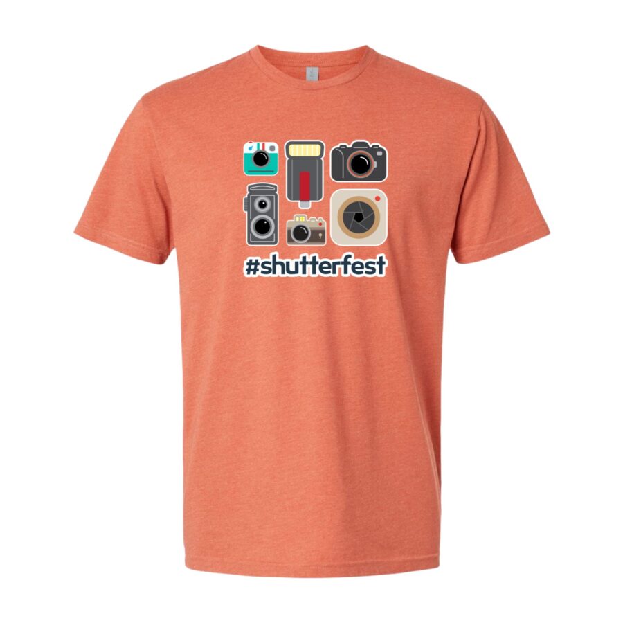 Shutterfest Unisex Cameras T-Shirt - Image 3
