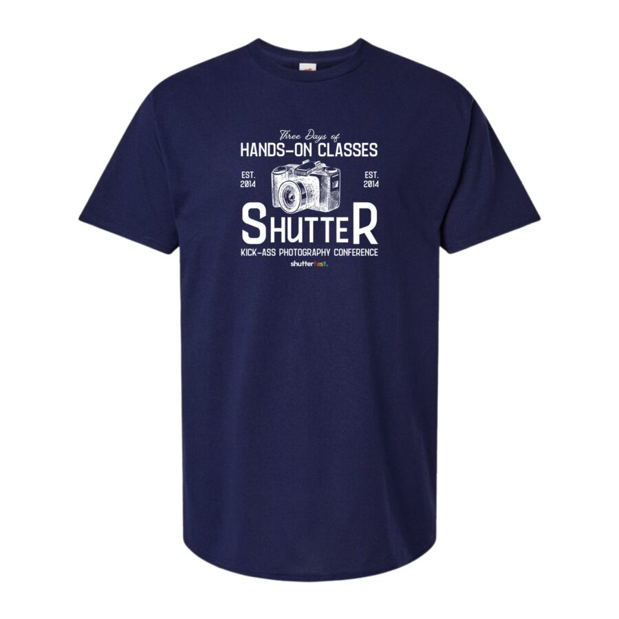 Shutterfest Vintage Camera Tall T-Shirt - Image 4