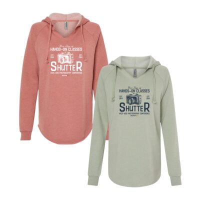 Shutterfest Women's Vintage Camera Lightweight Hoodie