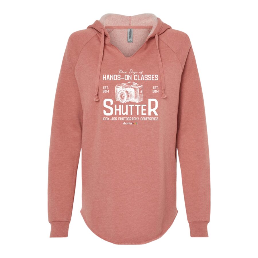 Shutterfest Women's Vintage Camera Lightweight Hoodie - Image 2
