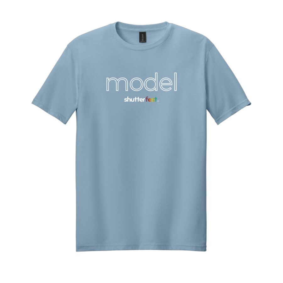 Shutterfest Model Tee - Stone Blue