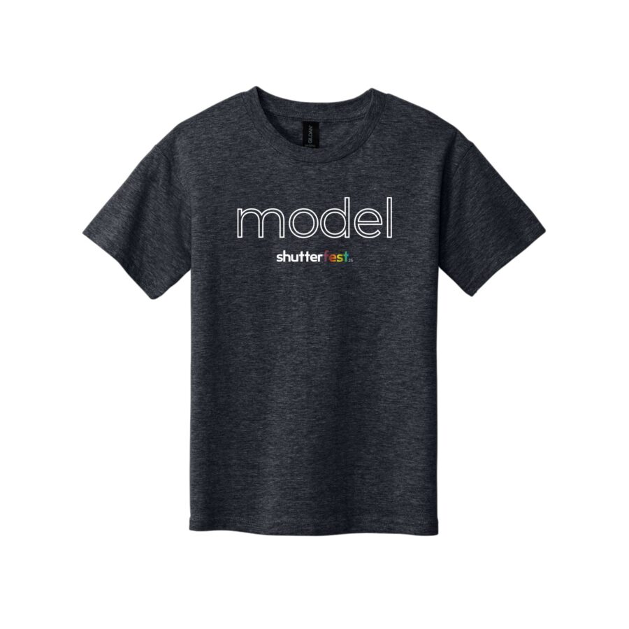 Shutterfest Youth Model Tee - Dark Heather