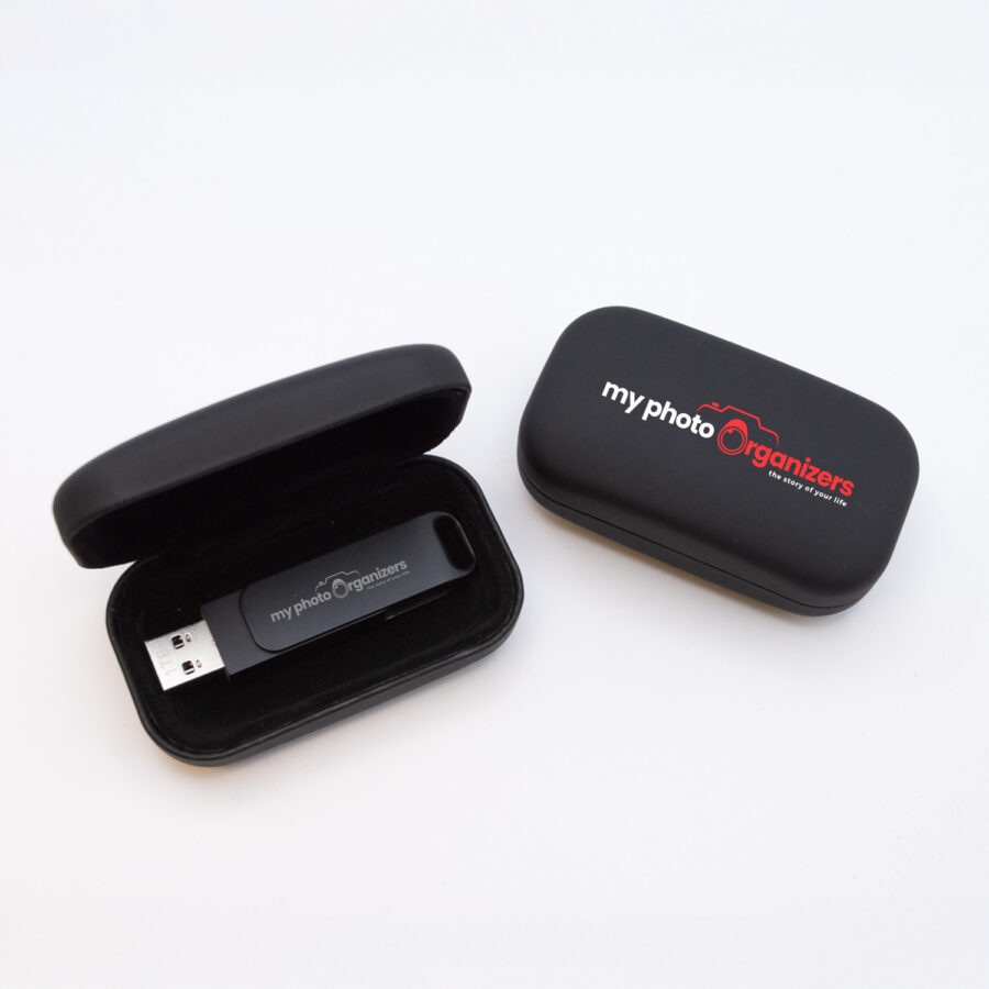 Metal Swivel Duo + Mini Hard Shell Box Bundle - 1TB
