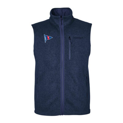 Madison Beach Club Men's MARMOT FLEECE Dropline Vest (3 HEATHER colors)