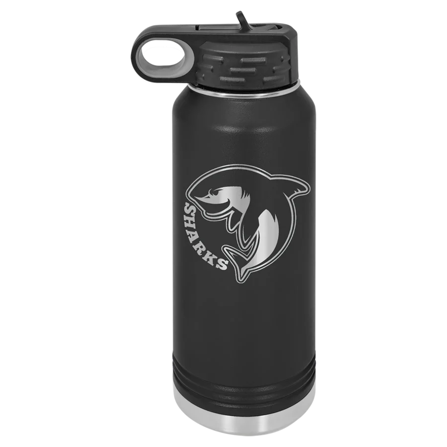 32 oz. Polar Camel Water Bottle - Black