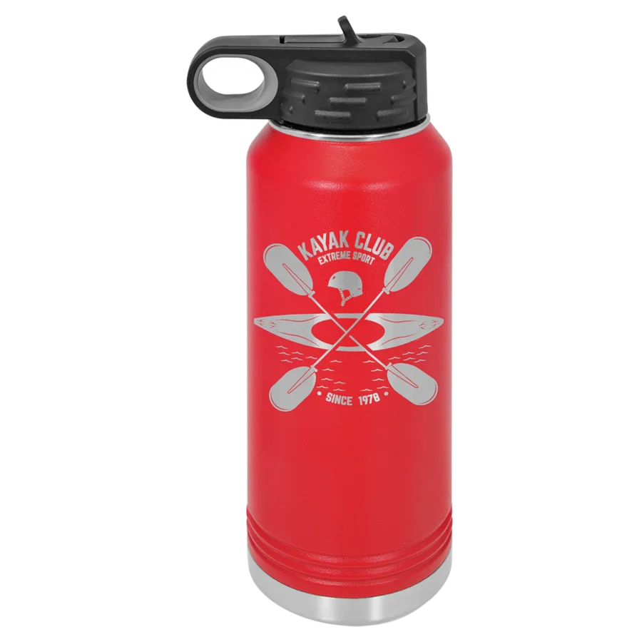 32 oz. Polar Camel Water Bottle - Red