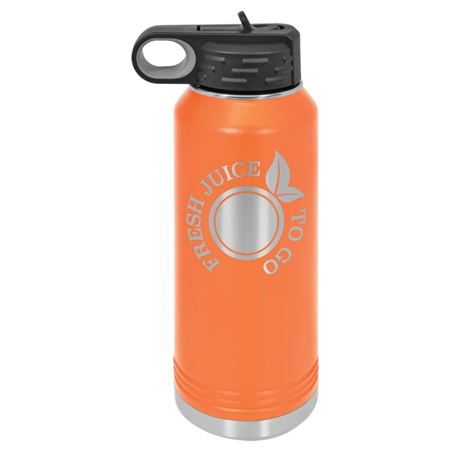 32 oz. Polar Camel Water Bottle - Orange