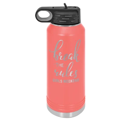 32 oz. Polar Camel Water Bottle - Coral