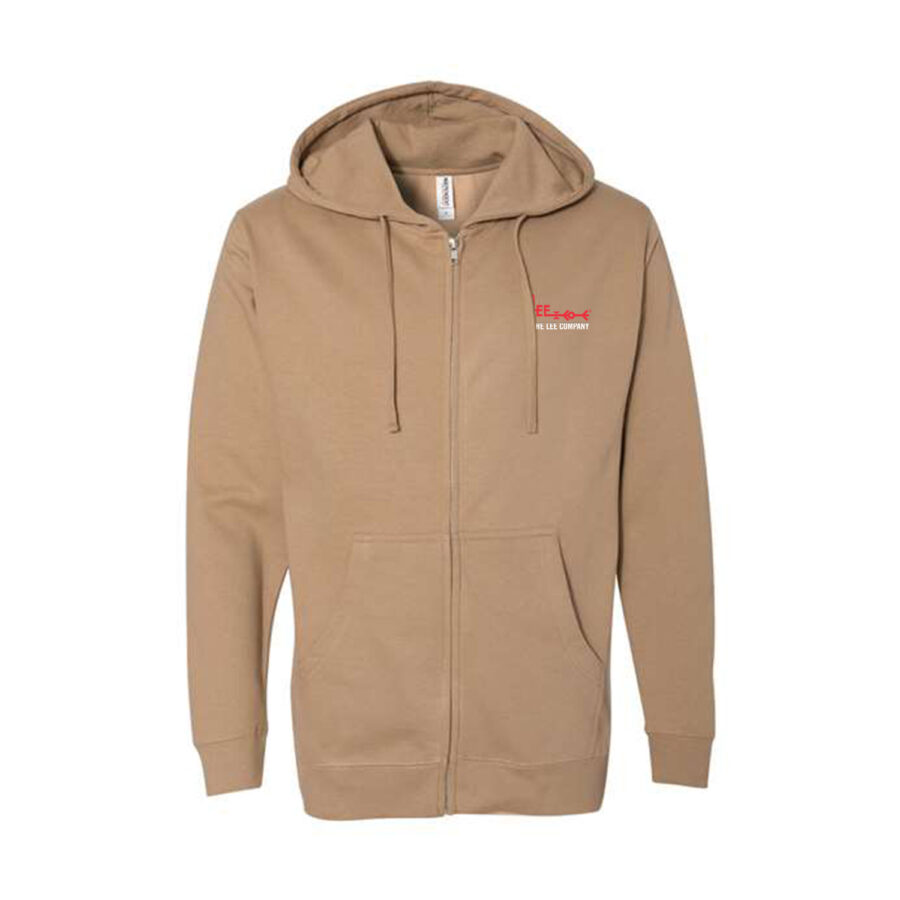 The Lee Company Embroidered Midweight Full-Zip Hooded Sweatshirt (6 Colors) - Image 2