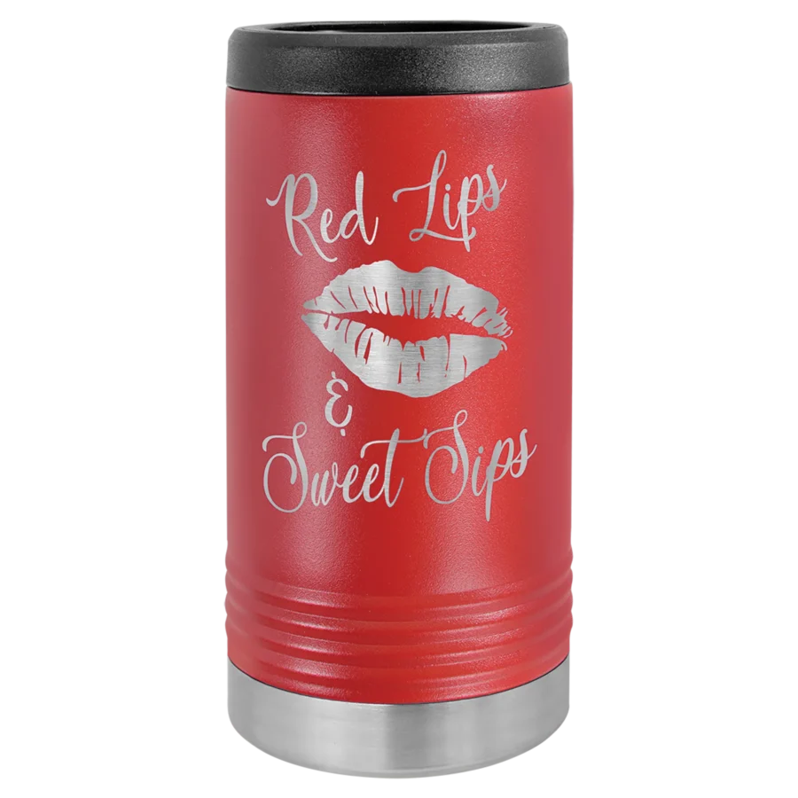 Polar Camel Slim Beverage Holder - Red