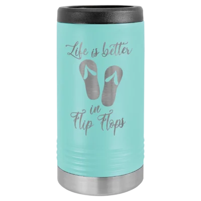 Polar Camel Slim Beverage Holder - Teal