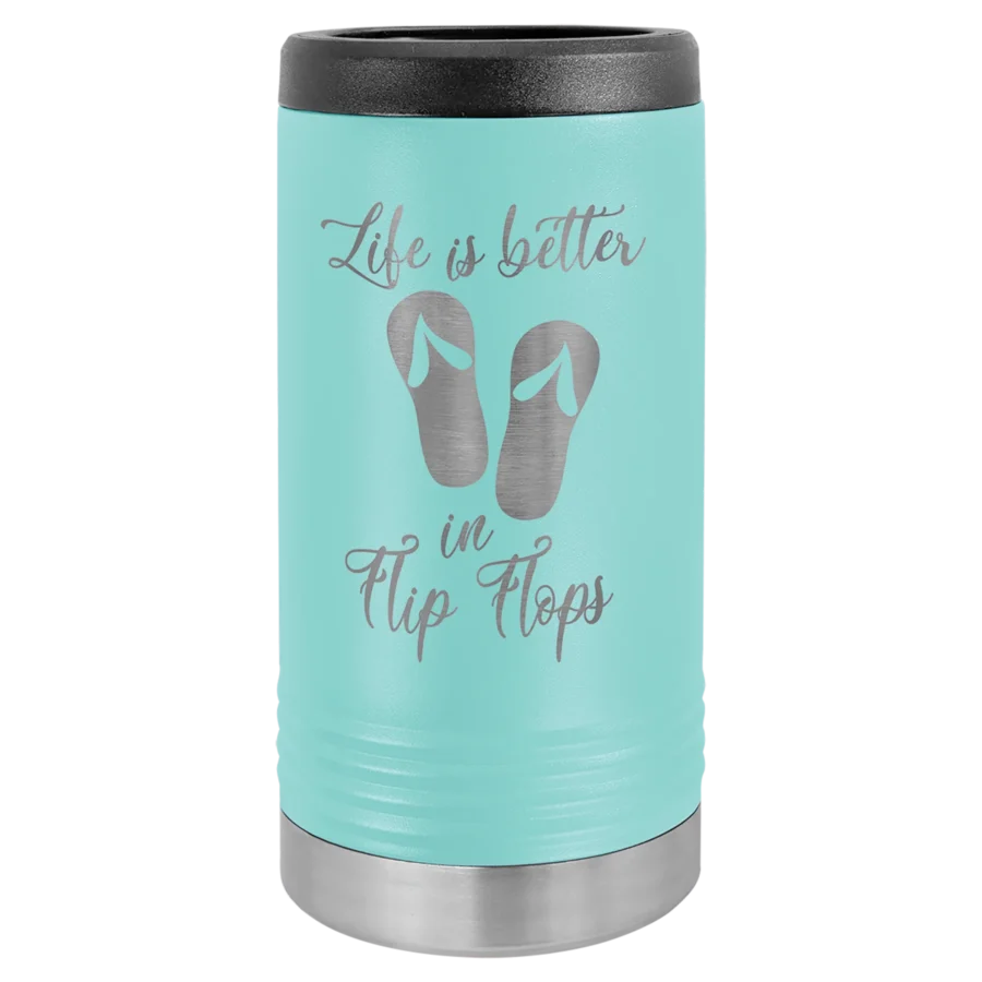 Polar Camel Slim Beverage Holder - Teal