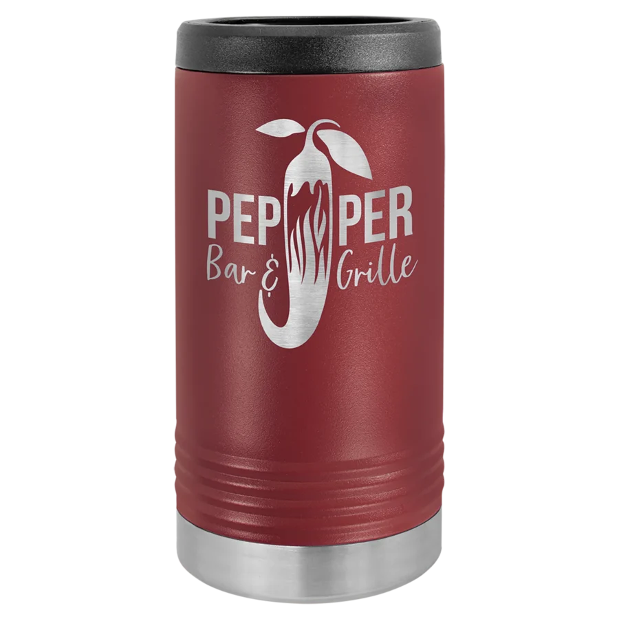 Polar Camel Slim Beverage Holder - Maroon