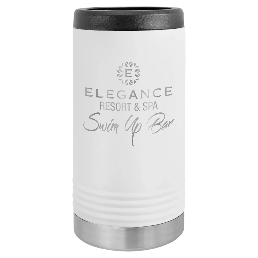 Polar Camel Slim Beverage Holder - White