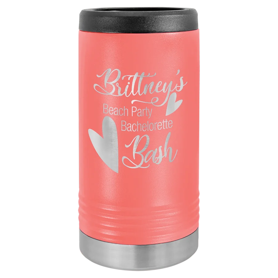 Polar Camel Slim Beverage Holder - Coral