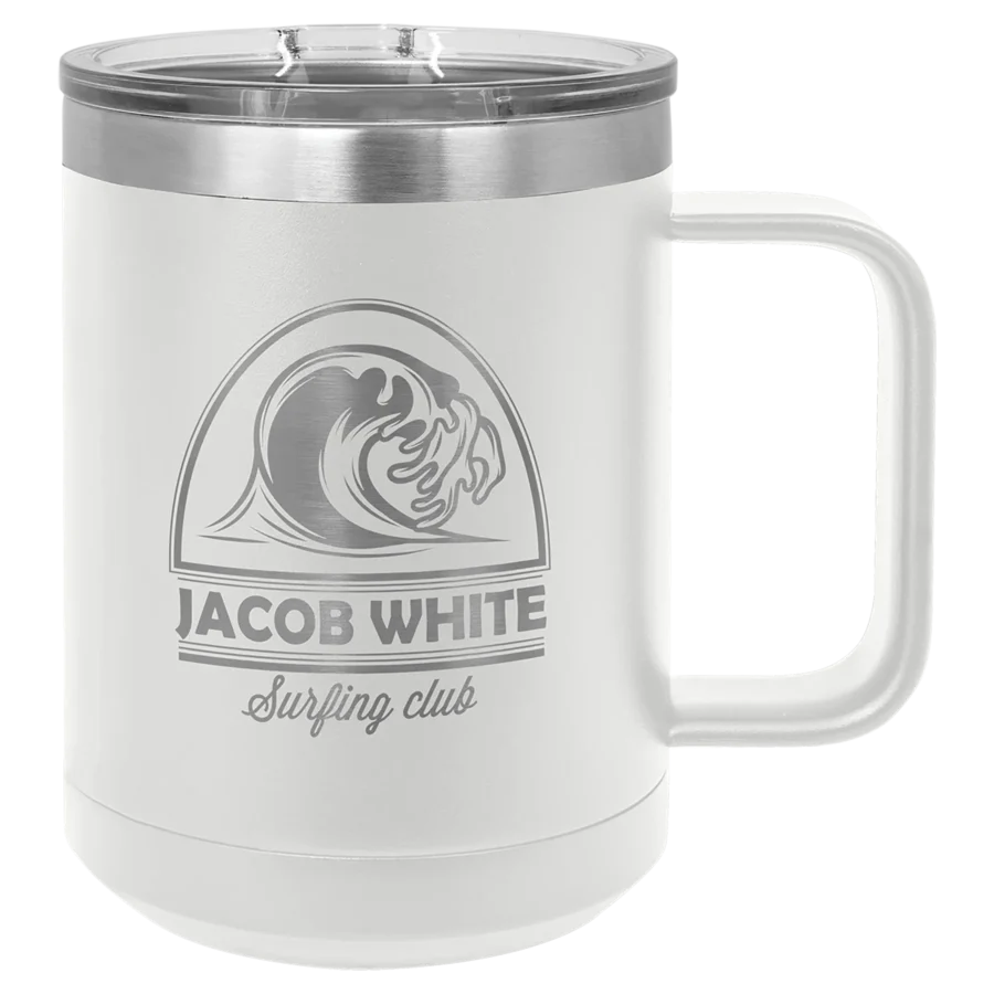 15 oz. Polar Camel Mug - White