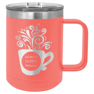 15 oz. Polar Camel Mug - Coral