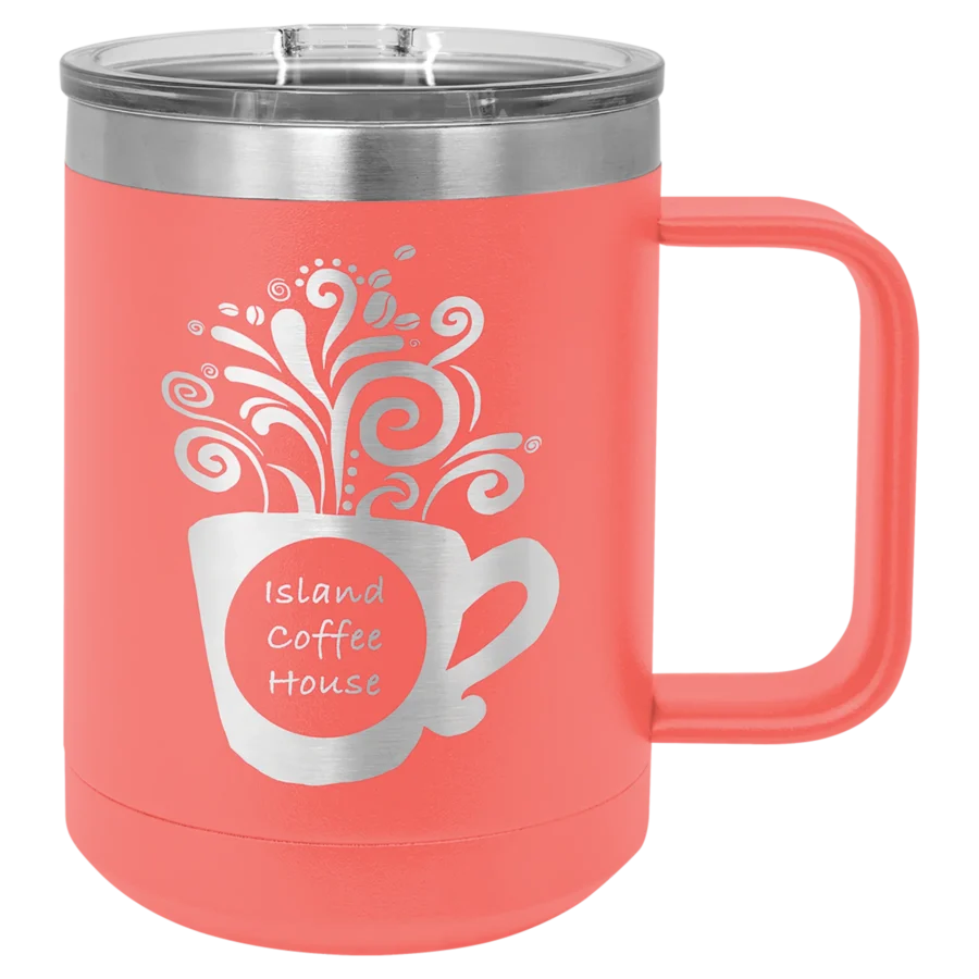 15 oz. Polar Camel Mug - Coral
