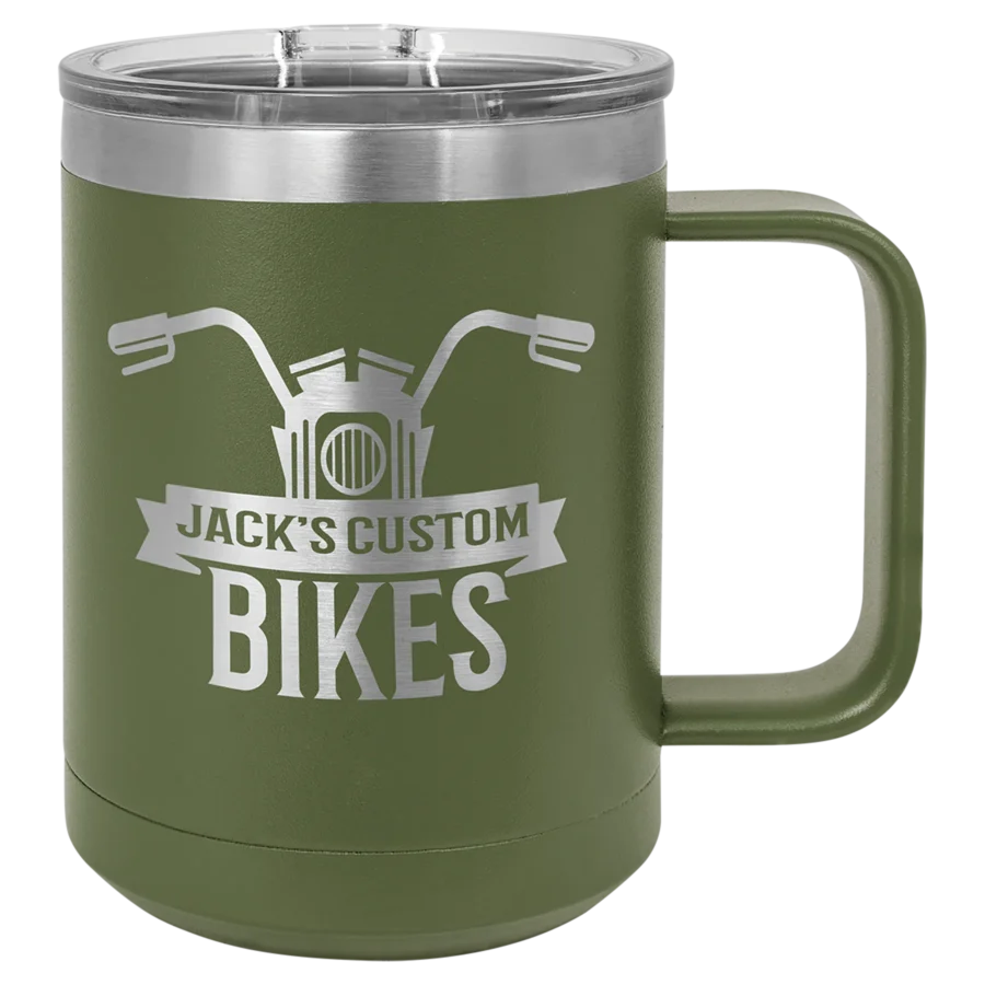 15 oz. Polar Camel Mug - Olive Green