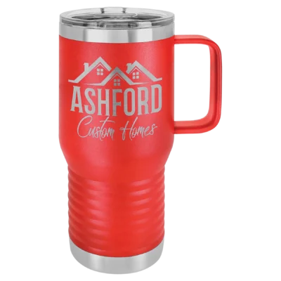 20 oz. Polar Camel Travel Mug - Red